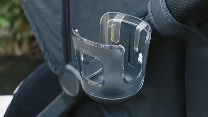 Cup holder on stroller