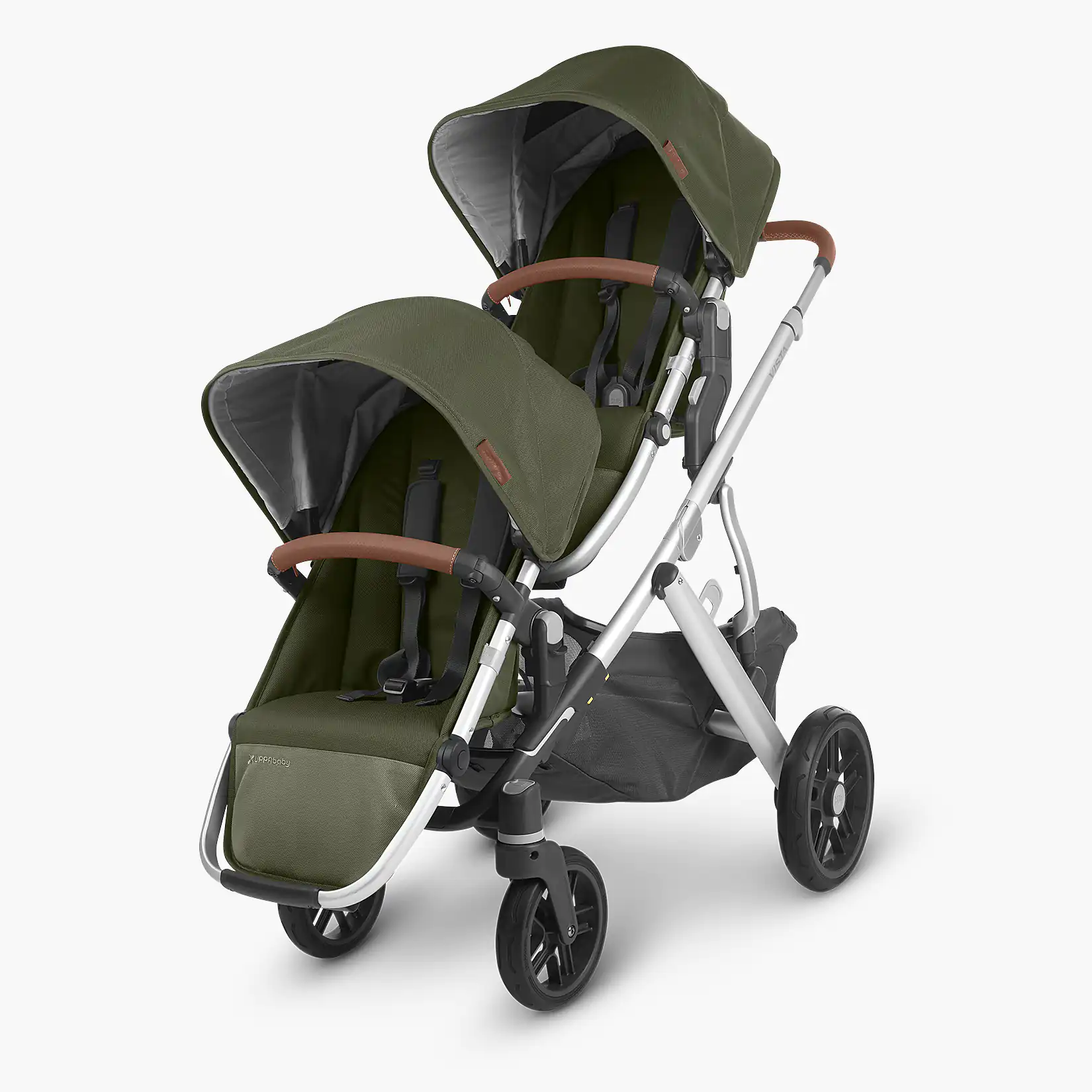 シェリー　marbb2 Rumbleseat V2 - Hazel - Olive | Silver Frame | Saddle Leather