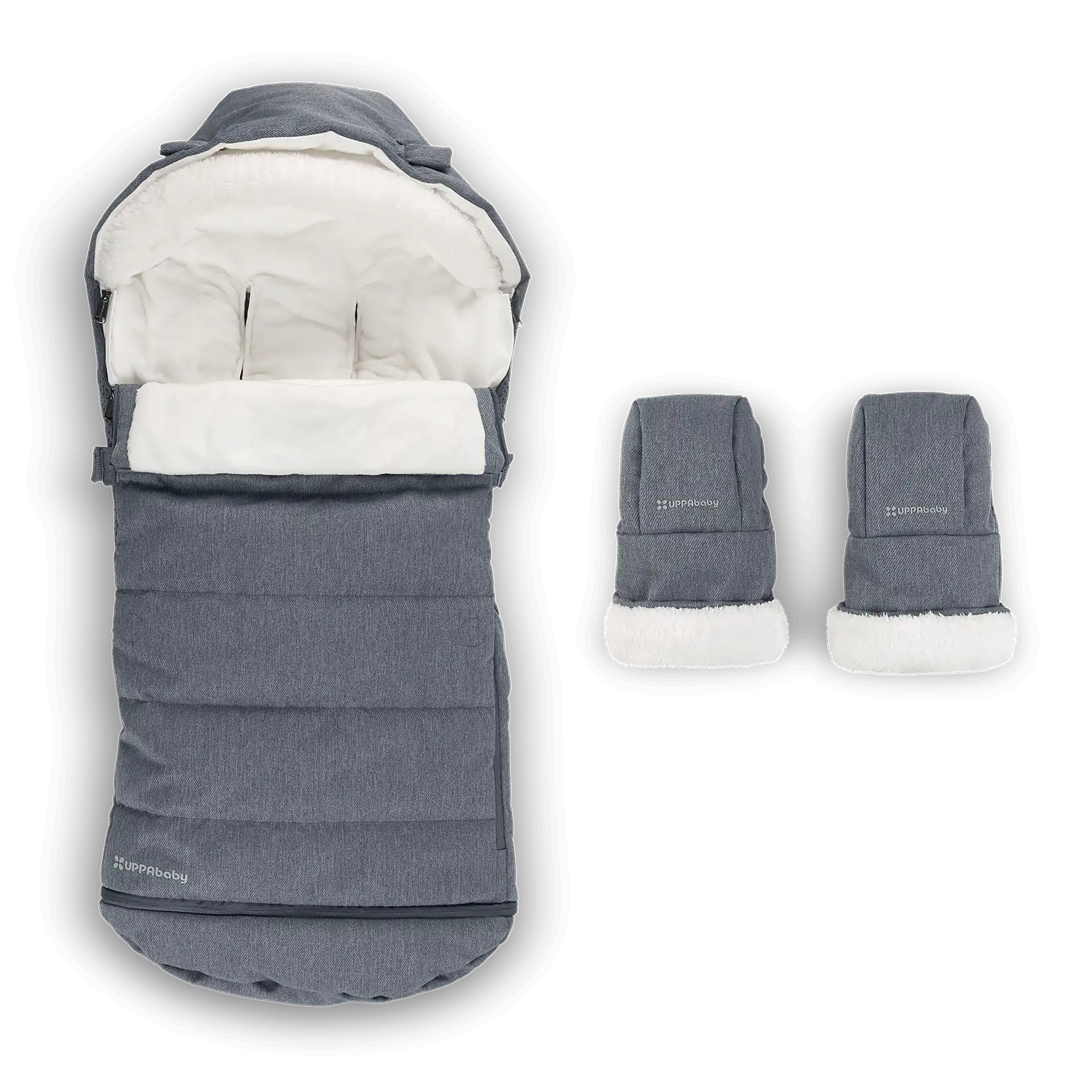UPPAbaby ® CozyGanoosh Declan Oat Mélange Stroller Footmuff